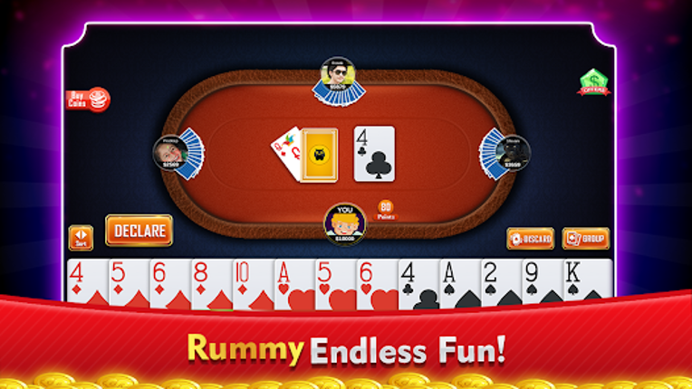 Rummy offline King of card gam screenshot