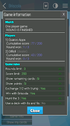 Briscola - La Brisca Spanish screenshot