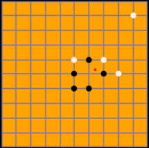 Goban board - Go game 1 vs 1 Image