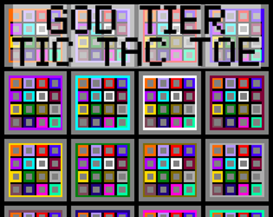 God Tier Tic Tac Toe Image