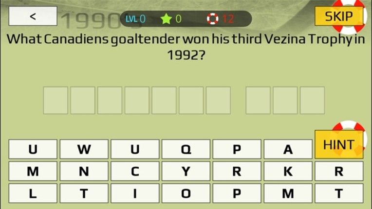 Hockey Trivia screenshot