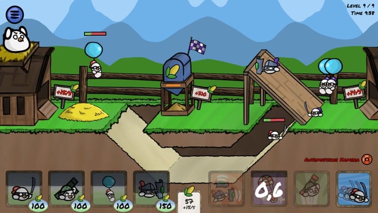 Hungry Chicks - Battle Farm screenshot