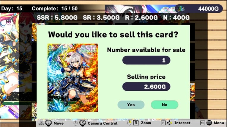 Isekai Mage Girl Gacha Pull Simulator: Elemental Card Collection screenshot