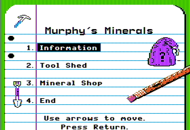 Murphy's Minerals screenshot