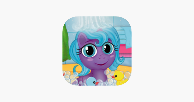 My baby pony bath Game Cover