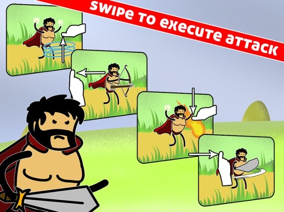 Swipe Heroes - The Endless Medieval Gauntlet screenshot