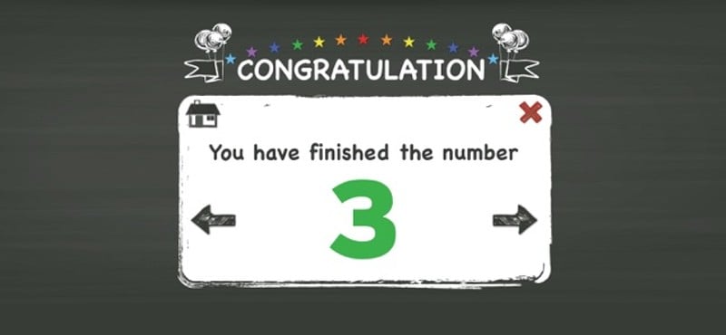 Trace Numbers • Kids Learning Image