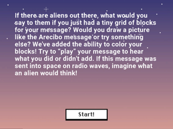 Arecibo Message screenshot