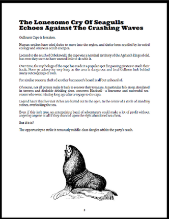 Bite-Sized Dungeon Crawl #2 - The Dread Secrets Of Gullcurst Cape Image