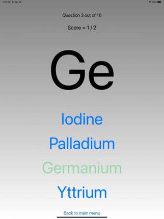 Chemical elements - Table Image