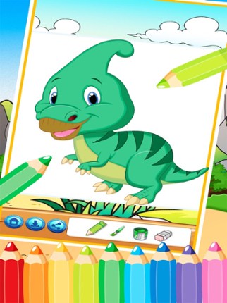 Dinosaur Coloring Book 3 - Dino Color for kid screenshot