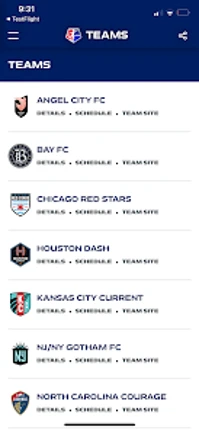 National Women's Soccer League Image