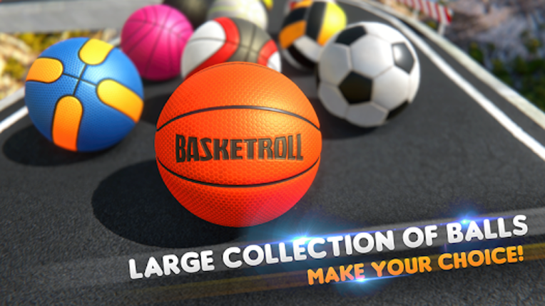 BasketRoll: Rolling Ball Game screenshot