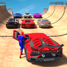 Superhero Car: Mega Ramp Games Image