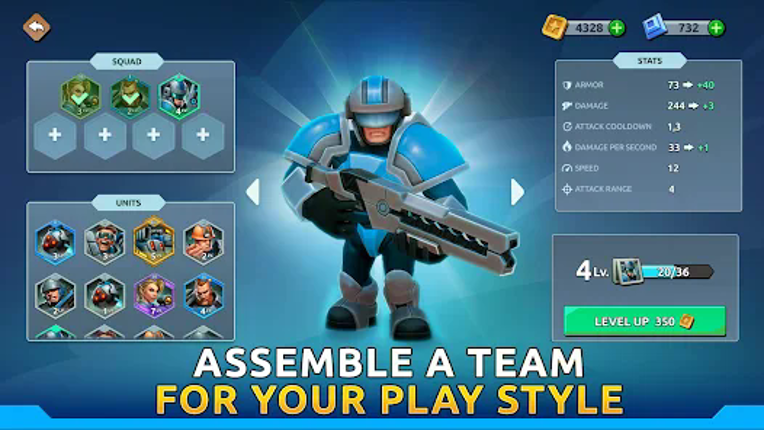 Star Troopers: PvP Duels RTS screenshot