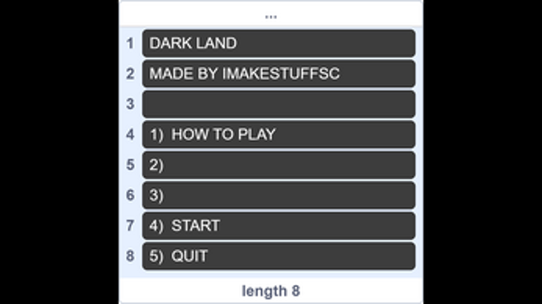Dark Land screenshot