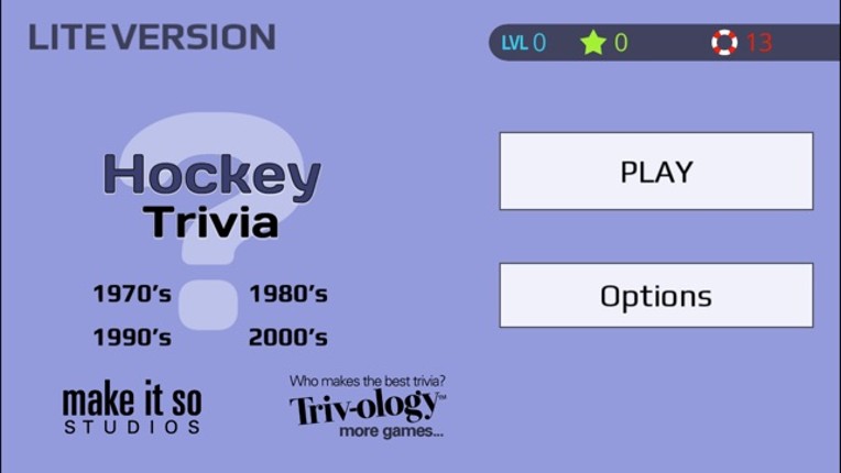 Hockey Trivia screenshot