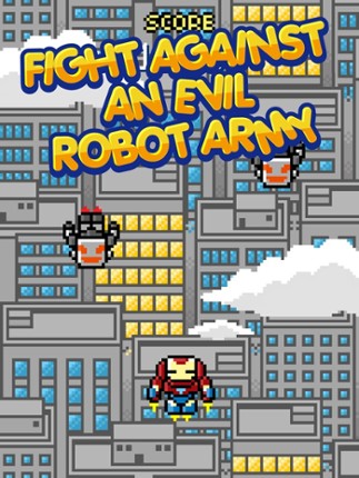 Invincible Iron Warrior : Legendary World Guardian VS Evil Cyborg Troops screenshot