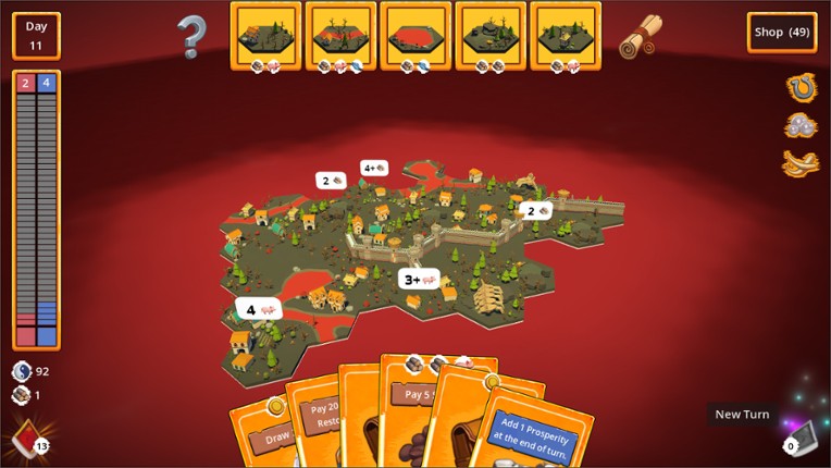 Kingdom of Cards and Tiles screenshot