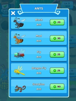 Monster vs Ant -battle & build screenshot