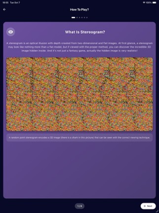 Stereogram Game: Magic Eye screenshot