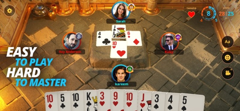 Tarneeb Masters - لعبة طرنيب screenshot