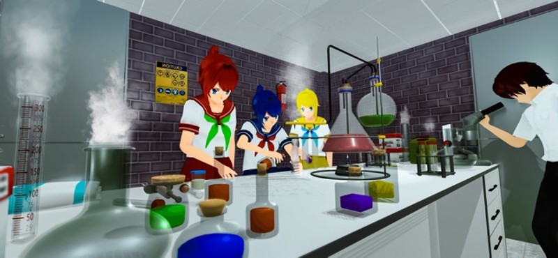 Anime High School Girl Game Image