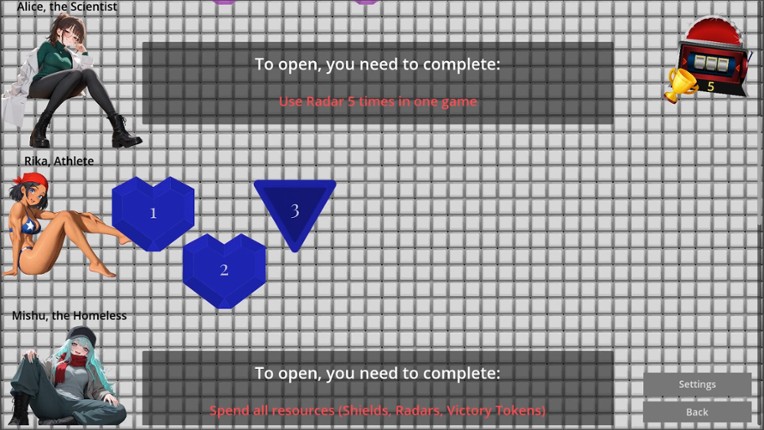 Anime Minesweeper screenshot