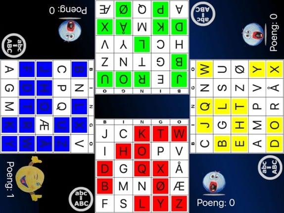 Bokstavbingo screenshot