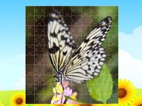 Butterfly Jigsaw Puzzle Kid Game Image