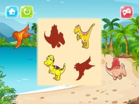 Dinosaur Puzzle - Dino Shadow And Shape Puzzles Image