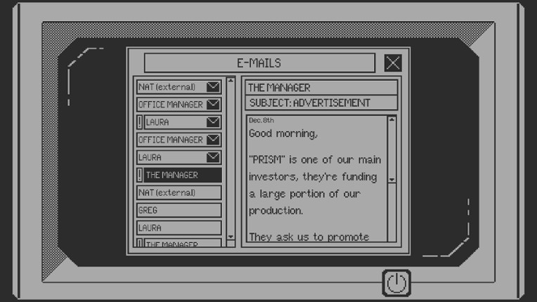 Front Page screenshot