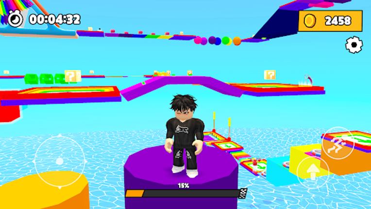 Obby Race: Rainbow Parkour Image