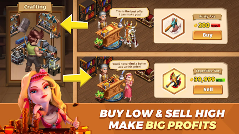 Shop Legends: Tycoon RPG screenshot