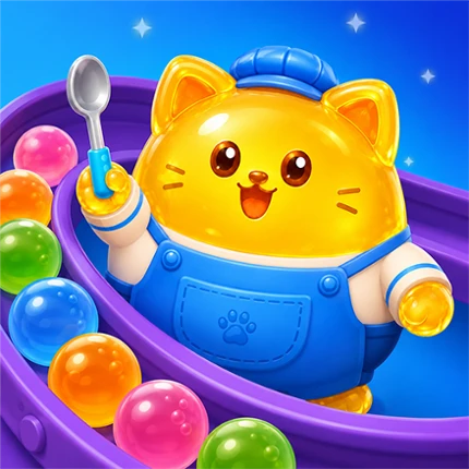Jelly Cat Sort: Loop Puzzle Image