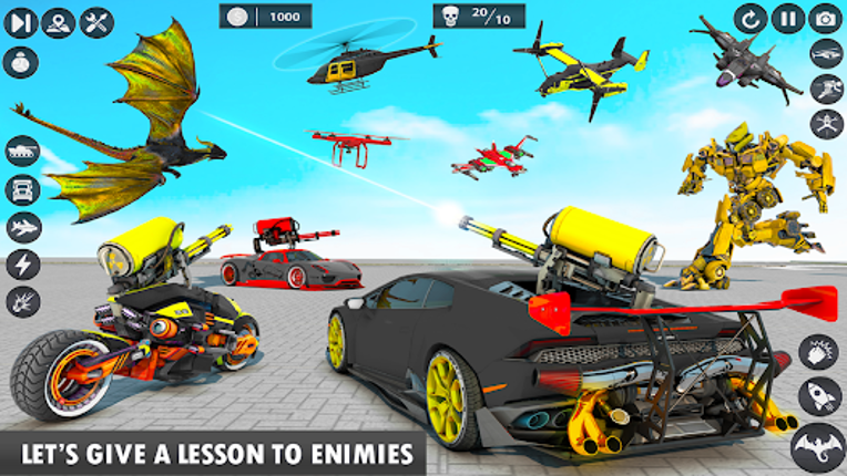Dragon Robot Police Car Games screenshot