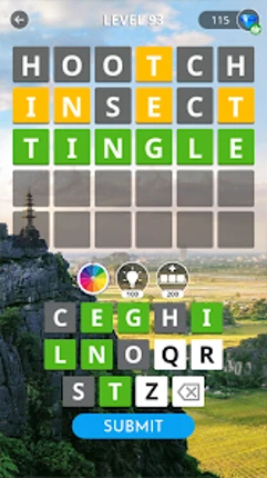 Calming Word Guess screenshot