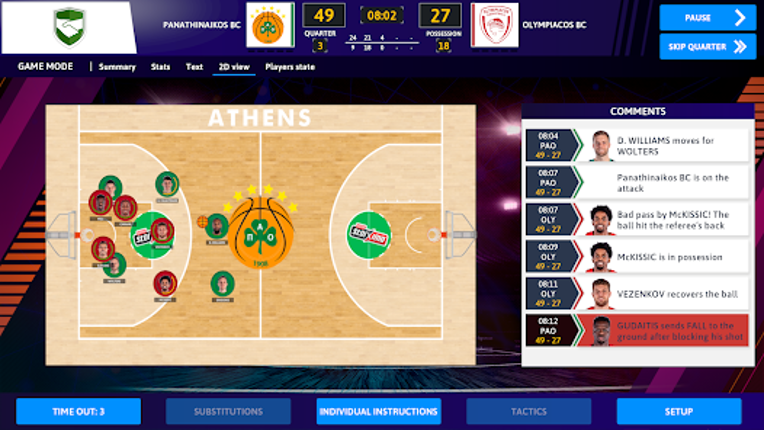 iBasketball Manager 23 screenshot