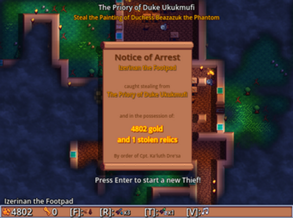 One Step Behind You (7DRL 2023) Image