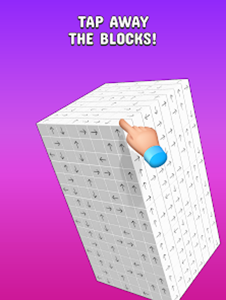 Tap to Unblock 3d Cube Away screenshot
