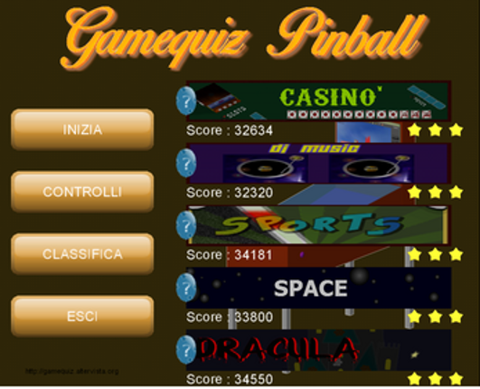 Pinball screenshot
