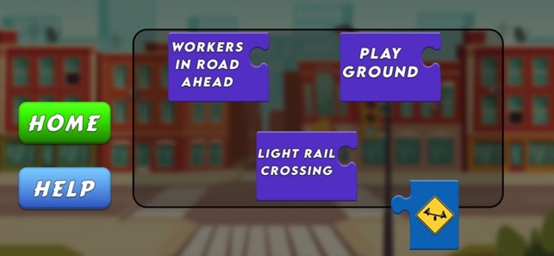 Road Sign Education Game screenshot
