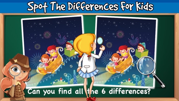 Spot the Difference for Kids &amp; Toddlers - Preschool Nursery Learning Game screenshot