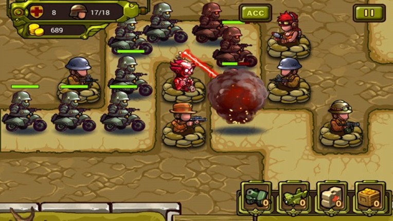 World War Tower Defense-Soldier Honor:Classical Sentinel Shooting Defense War Game screenshot