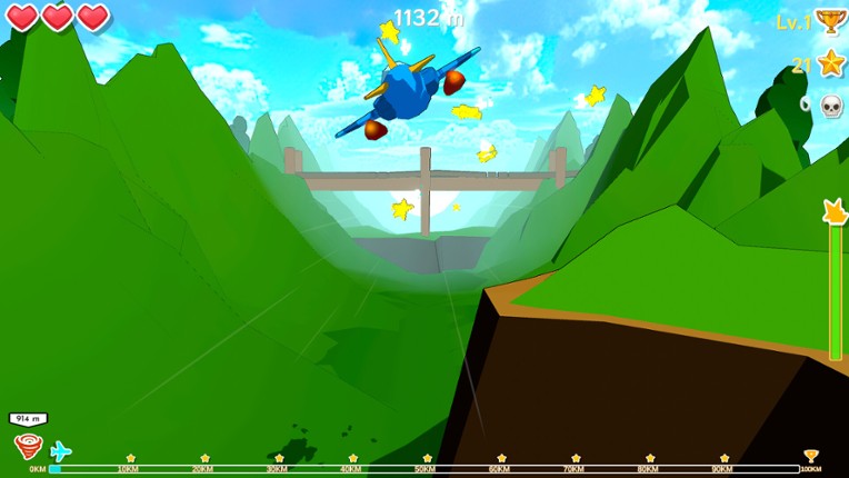 Fly Over! 100KM! Mountains! screenshot