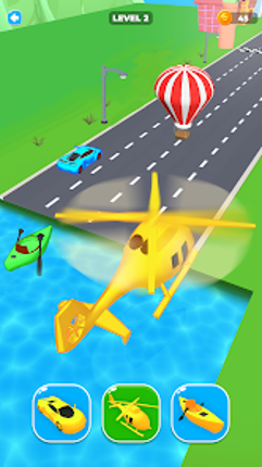 Car Changing Race Games screenshot