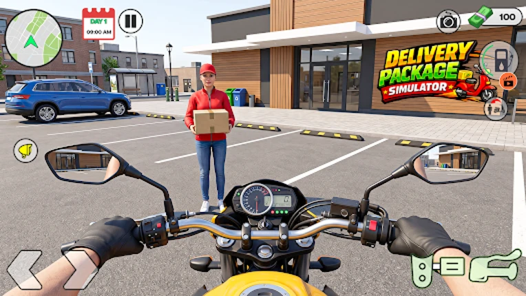 Delivery Boy:Bike Wheelie Game Image