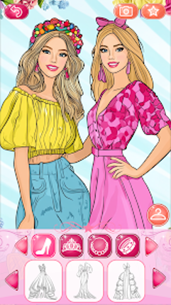 Dress Up Games & Coloring Book screenshot