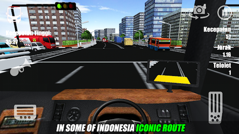 Telolet Bus Driving 3D screenshot