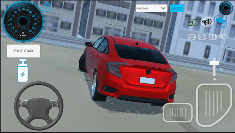 Honda Civic Car Game screenshot